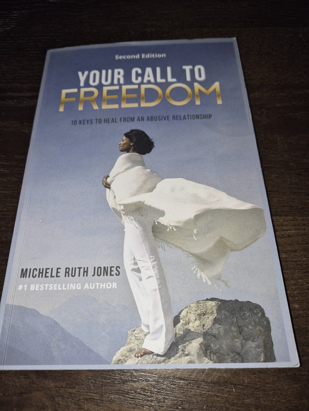 Your Call to Freedom by Michele Ruth Jones - Softcover Book, Blue & White Cover